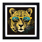 Cheetah Retro No.2 Wall Art Print Framed Canvas Picture Poster Decor Living Room