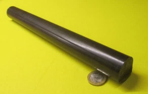 ABS Black Round Rod, 1.25" (1 1/4") Diameter x 12" Long - Picture 1 of 17