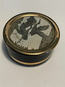 Trinket Box - Japanese in Chokin Style 24kt gold trim - Picture 1 of 5