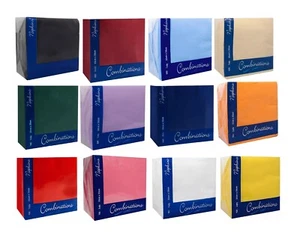 Combination Serviettes Tissue Paper Disposable Paper Napkins 33cm & 40cm 2-3ply - Picture 1 of 64