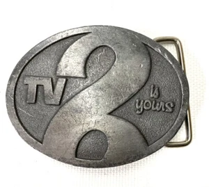 Vintage TV 26 IS YOURS Gürtelschnalle Hit Line Made in USA (bb) - Bild 1 von 3