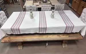 114'' Tablecloth from Oaxaca Mexico made with Handloom fabric. - Picture 1 of 6
