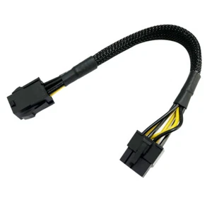 GPU ADAPTER FEMALE 6 PIN TO MALE 8 PIN POWER CABLE for HP 460621-003 - Picture 1 of 4