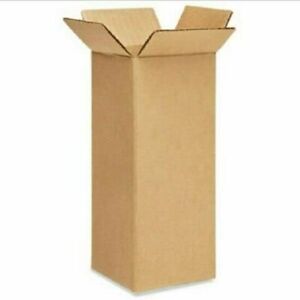 125 4x4x12 Cardboard Paper Boxes Mailing Packing Shipping Box Corrugated Carton