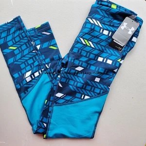 Under Armour Large Leggings Teal Blue Aqua Winter Brand NEW $45 Retail Price - Picture 1 of 1