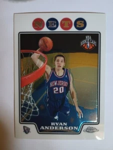 2008 Topps White Chrome Refractor Basketball #200 Ryan Anderson - Bild 1 von 2