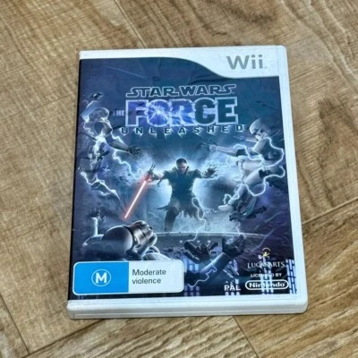 Wii Game Star Wars The Force Unleashed Nintendo   Complete Manual Inc - Image 1 of 4