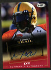 Lynden Trail A137 Signed Autograph Auto 2015 Sage Hit Football Trading Card