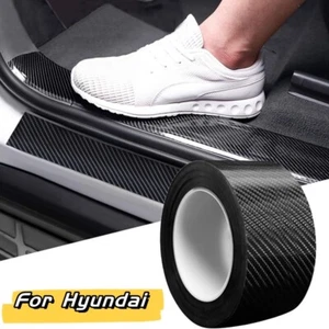 Protector de borde de puerta de coche 5D fibra de carbono para Hyundai - Imagen 1 de 7