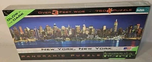 NEU VERSIEGELT NEW YORK CITY PANORAMA PUZZLE 750 TEILE VERSIEGELT LEUCHTEN IM DUNKELN - Bild 1 von 2