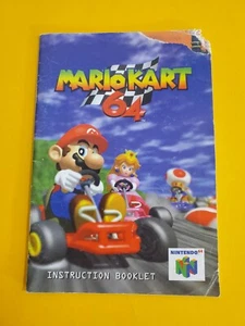 Mario Kart 64 N64 INSTRUCTION MANUAL ONLY Nintendo 64 Authentic - Picture 1 of 2