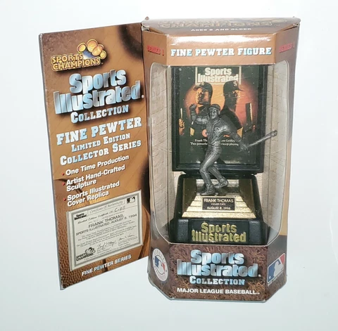 1997 Sports Illustrated FRANK THOMAS Fine Pewter Figure Series 1 Limited Edition Cover