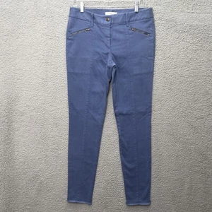 Ann Taylor Loft Womens Pants Zip Pockets Frayed Skinny Size 8T NEW - Picture 1 of 16