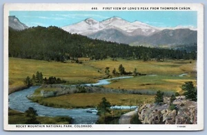  Postcard Long'a Peak Thompson Canon Colorado  #C14 - Picture 1 of 2