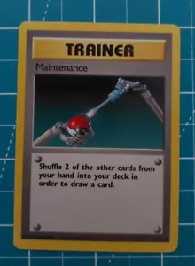 Juego base de cartas entrenador de mantenimiento casi nuevo sin jugar 83/102 Pokémon WOTC 1999 - Imagen 1 de 2