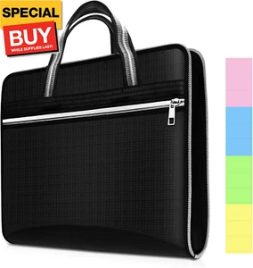13 Pockets Portable Expanding File Folder, Expandable Accordion File Organizer w - Picture 1 of 9