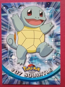 Pokemon Topps Karte #07 Squirtle Non Holo Blue Logo Near Mint TV Animation 1999 - Bild 1 von 4