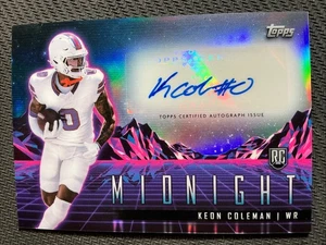 2024 Topps Midnight Keon Coleman Rookie Horizon Signatures RC Auto #RHS-KC - Bild 1 von 6