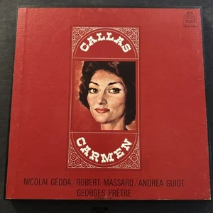 CALLAS CARMEN - OPERA  - - BIZET - 3 ANGEL VINYL RECORDS BOX SET NM W/PAMPHLET - Imagen 1 de 3