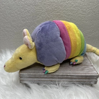 Ganz Webkinz Rainbow Armadillo Plush Stuffed Animal HM471 No Code Tag FAST SHIP - Image 1 of 4
