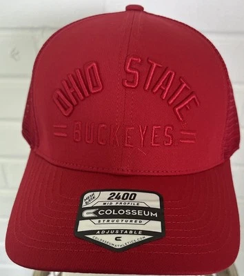 Ohio State Buckeyes Colosseum cap hat Red NEW - Image 1 of 4