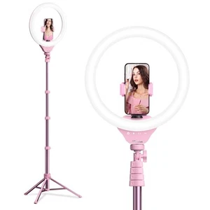 12'' Selfie Ring Light with 62’’ Tripod Stand for Video Recording, Live Strea... - Picture 1 of 6