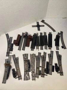 Atlas HO Scale Brass Large Switches Turnouts Left L Right R Vintage Lot Plus - Picture 1 of 9