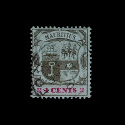 Mauricio, Scott 100, Arms, 1895-1904, usado, 111894 Foto 1 de 2