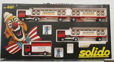 SOLIDO - #661 - CIRCUS SET - BIG TOP CARNIVAL - DIECAST IN ORIGINAL BOX🔥 - Image 1 of 2