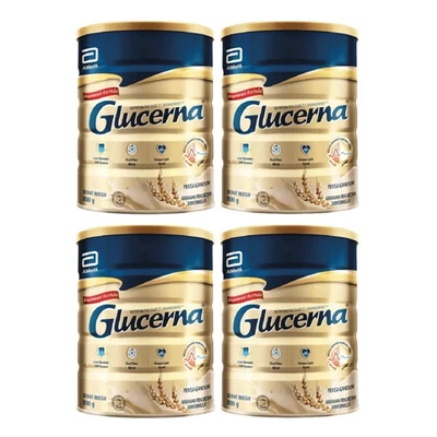4 latas Glucerna Triple Care 800 g leche en polvo para diabéticos sabor vainilla-DHL EXPRES Foto 1 de 4