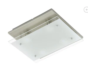 BRILONER - PLAFONIERA 4 LEDxGU10 - 3W-250LM-3000K - NICHEL SATINATO OPACO/VETRO - Foto 1 di 2