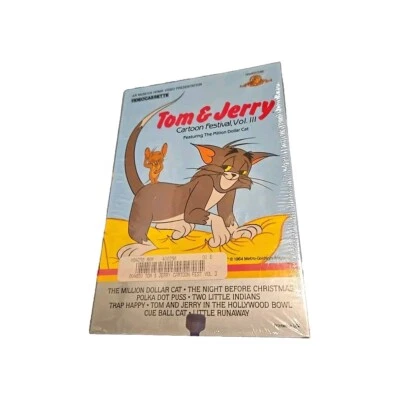 Tom and Jerry Cartoon Festival Vol.3, Vintage MGM New Sealed BETAMAX RARE! - Image 1 of 4