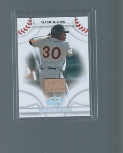 2008 DONRUSS THREADS MICHAEL BURGESS ROOKIE BAT #451/500 NATIONALS