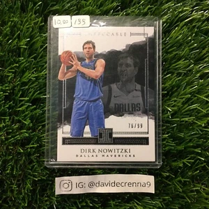 Dirk Nowitzki 2017-18 Panini Impeccable #28 - 76/99 - Picture 1 of 3