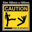 THIS IS SPARTA FUNNY LAPTOP STICKER VINYL DECAL FITS APPLE MACBOOK TABLET CAR