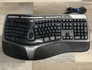 Microsoft Natural Ergonomic Keyboard 4000 v1 USB Wired KU-0462 TESTED 2 - Picture 1 of 3