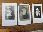 3 BABY GIRLS FANCY DRESSED FOR PICTURES ON POSTCARDS