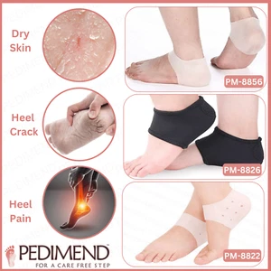PEDIMEND Gel Hidratante Talón Calcetines Pie Tobillo Protector - Reparación Talón agrietado - Imagen 1 de 29