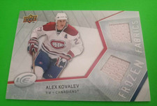 2008-09 Upper Deck Ice Frozen Fabrics #FFAK Alex Kovalev