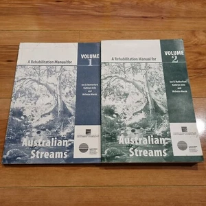 Ian D Rutherford - A Rehabilitation Manual For Australian Streams - Vols 1 & 2 - Picture 1 of 14