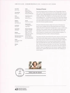 Página de recuerdo #1527 (49c) Forever Flannery O'Connor #5003 - Imagen 1 de 1