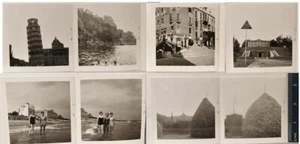 VINTAGE 8er Set Italien Urlaubsfotos 1955 Pisa Sorrent Venedig Lido Marconi - Bild 1 von 11