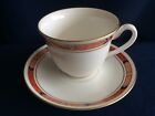 Royal Worcester Beaufort red tea cup & saucer -( minor gilt wear) A