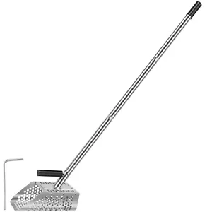 Metal Detecting Sand Scoop Stainless Steel Long Handle Manual Sand Scoop ❂ - Picture 1 of 9