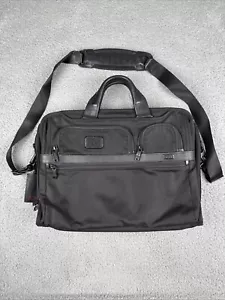 Tumi 26114D2 Alpha Ballistic Nylon Compact Laptop Organizer Briefcase Black - Picture 1 of 24