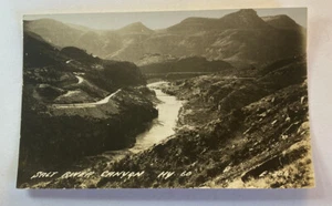 Vintage RPPC Postcard ~ Salt River Canyon Highway 60 Photo View ~ Arizona AZ - Picture 1 of 2