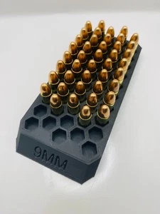 Bullet Tray Reloading Block 9mm Dillon Hornady RCBS 3d gedruckt Frankford - Bild 1 von 1