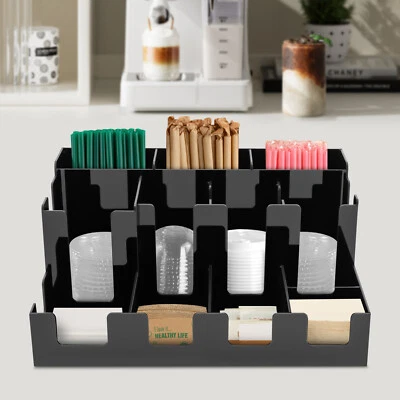 Paper Cup And Lid Organizer, Coffee Cup And Lid, Condiment, Cup, Sugar Organizer - Image 1 of 4