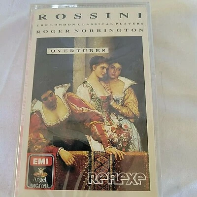 Rossini Overtures Roger Norrington London Classical Players Sealed Cassette Tape - Image 1 of 3