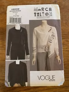 Vogue Marcy Tilton V8559 Jacket Pattern Size Lg- Xlg. Uncut New - Picture 1 of 2